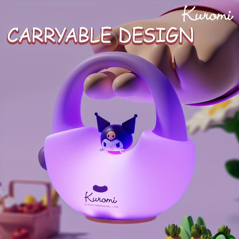 Sanrio Hellokitty for Kuromi for Pochacco USB Light Photography Light Night Light Cute Style Soft Touch Hand Tap Light Three-Speed Adjustable Light Built-In 500Mah Battery Support USB Charging Suitable for Decorating Bedroom Sleeping Holiday Birthday Gift