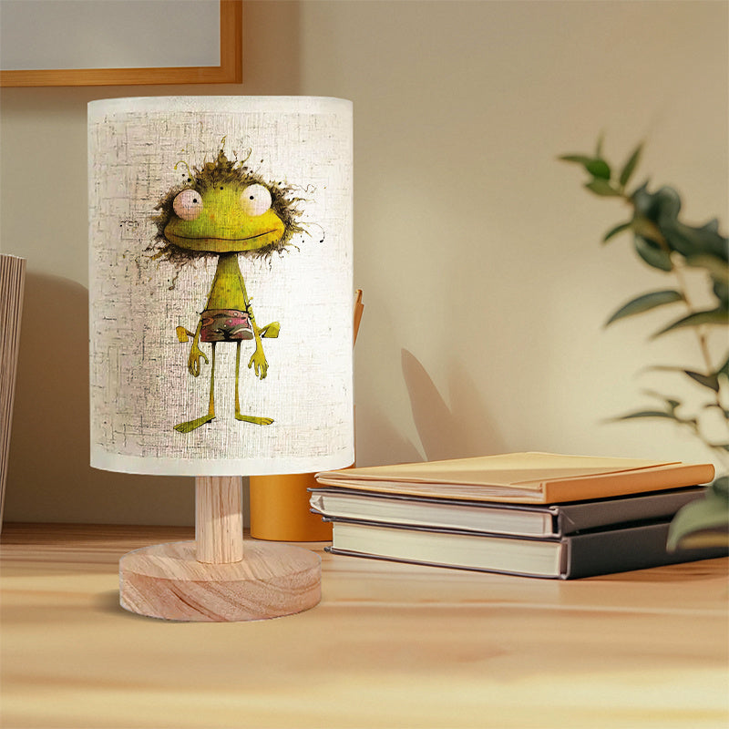 Whimsical Frog Design USB-Powered Table Lamp - Up-Lighting for Eye Protection, Soft Ambient Glow, Compact for Bedroom, Living Room & Office Decor, No Batteries Needed