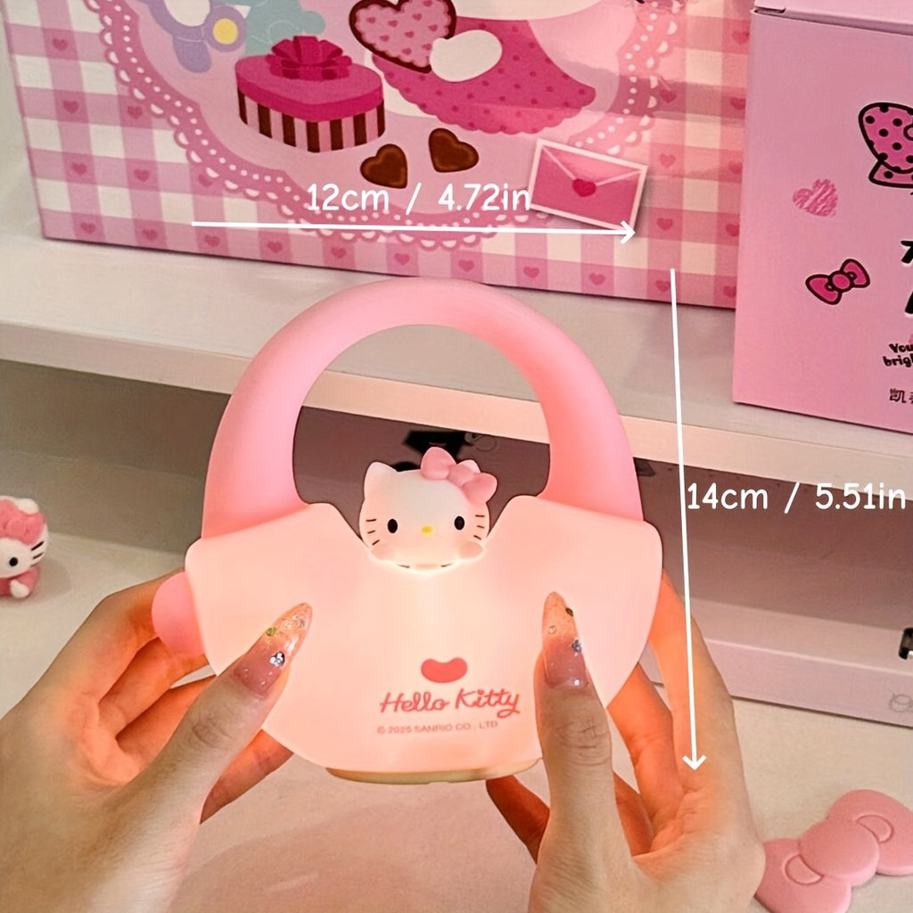 Sanrio Hellokitty for Kuromi for Pochacco USB Light Photography Light Night Light Cute Style Soft Touch Hand Tap Light Three-Speed Adjustable Light Built-In 500Mah Battery Support USB Charging Suitable for Decorating Bedroom Sleeping Holiday Birthday Gift