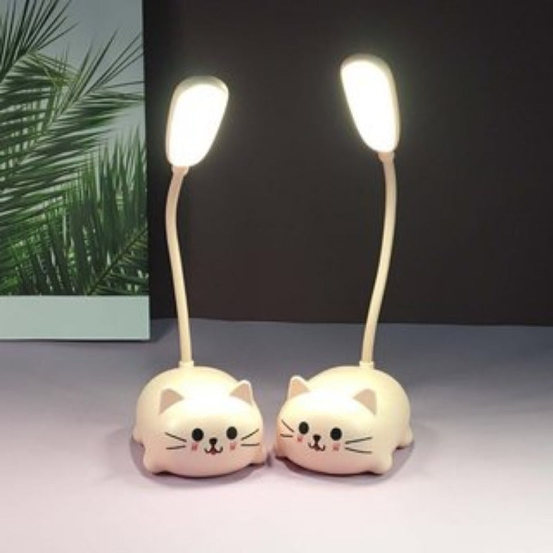 1pc Adjustable Table Lamp, Cartoon Cute Cat Night Light, Cordless Table Lamp, Lamps for Living Room, Cute Lamp, Table Lamp, Bedroom Lighting, Nightstand Lamp, Cartoon Lamp, Fun Decor, Lightweight Construction, Portable Design, Usbpowered Lamp, Adjustable