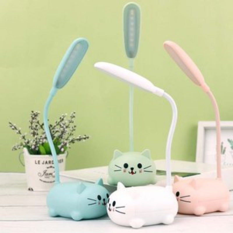 1pc Adjustable Table Lamp, Cartoon Cute Cat Night Light, Cordless Table Lamp, Lamps for Living Room, Cute Lamp, Table Lamp, Bedroom Lighting, Nightstand Lamp, Cartoon Lamp, Fun Decor, Lightweight Construction, Portable Design, Usbpowered Lamp, Adjustable