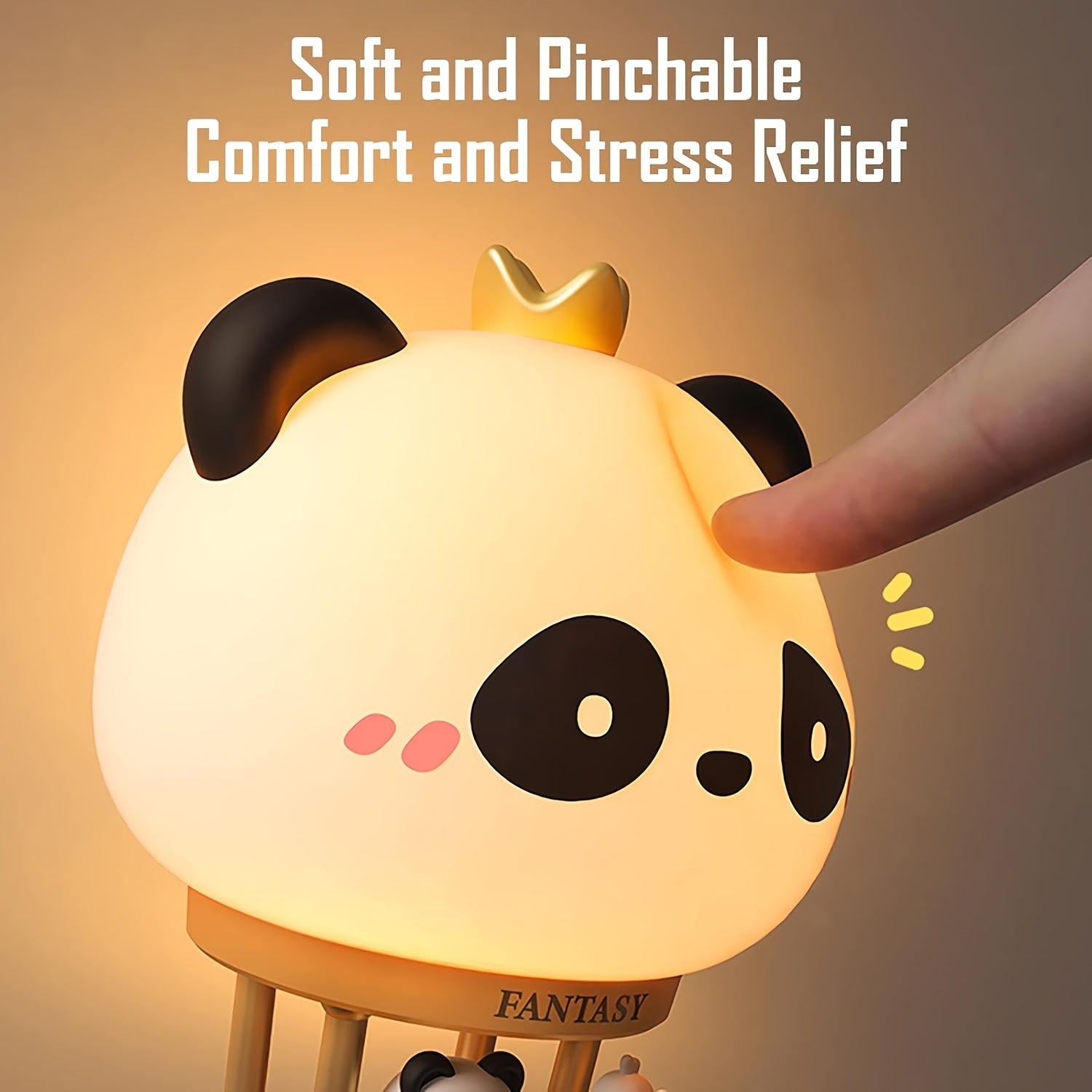 New hot air balloon charging nightlight, LED bedside lamp, 3 brightness levels, warm lamp, USB nightlight, suitable for bedroom and living room.