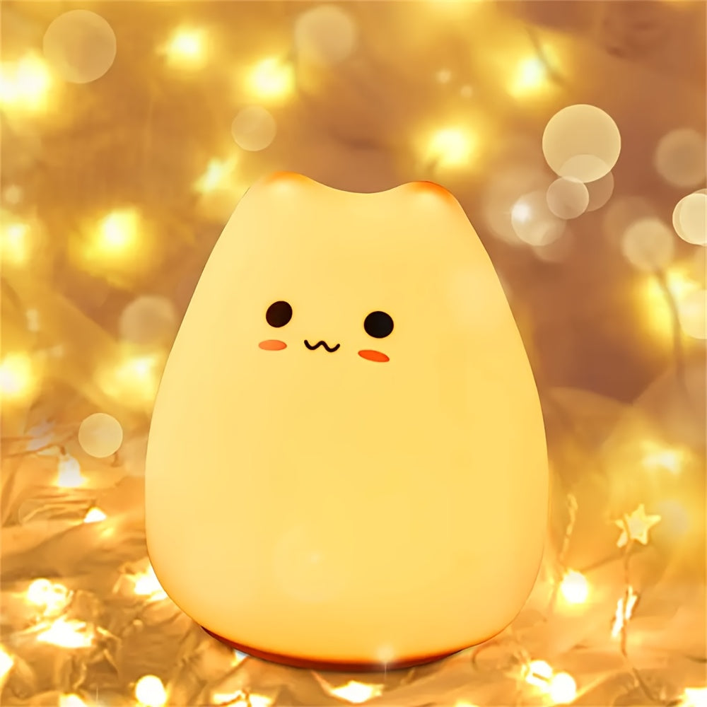Bedroom Cartoon Creative Silicone Pat Light Bedside Light Sleep Night Light
