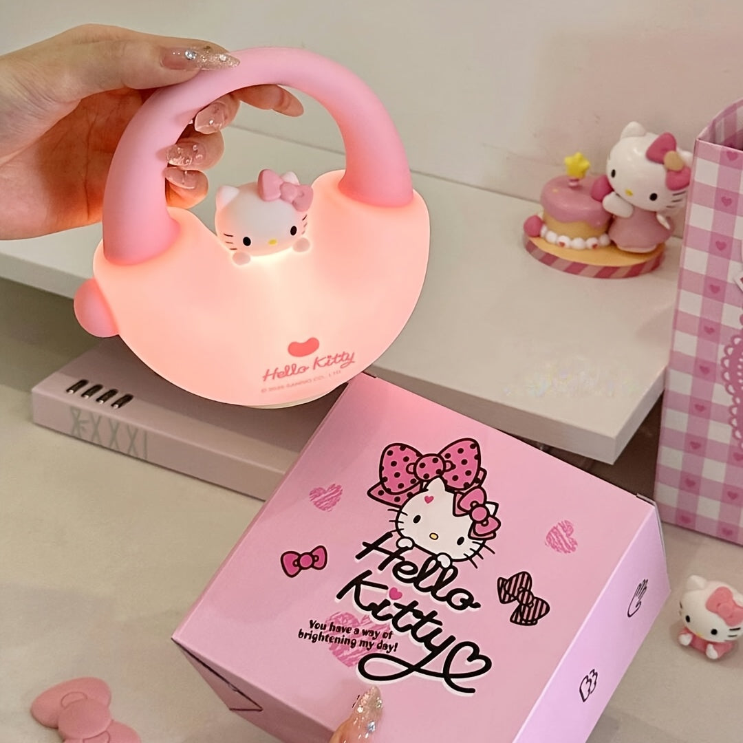 Sanrio Hellokitty for Kuromi for Pochacco USB Light Photography Light Night Light Cute Style Soft Touch Hand Tap Light Three-Speed Adjustable Light Built-In 500Mah Battery Support USB Charging Suitable for Decorating Bedroom Sleeping Holiday Birthday Gift