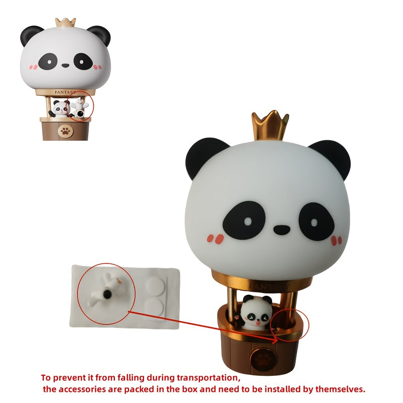 New hot air balloon charging nightlight, LED bedside lamp, 3 brightness levels, warm lamp, USB nightlight, suitable for bedroom and living room.