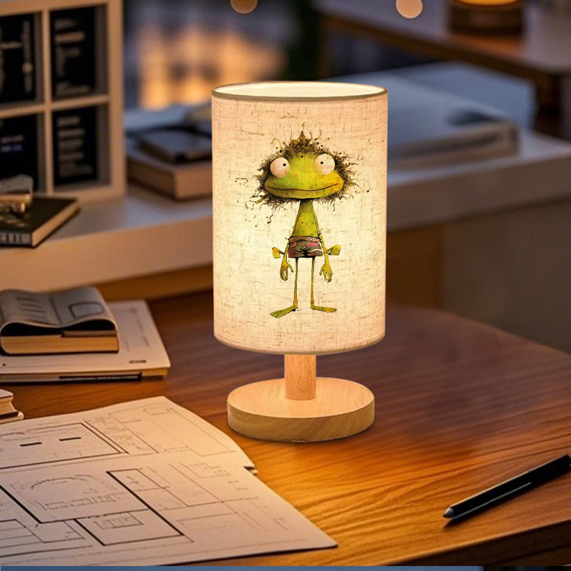 Whimsical Frog Design USB-Powered Table Lamp - Up-Lighting for Eye Protection, Soft Ambient Glow, Compact for Bedroom, Living Room & Office Decor, No Batteries Needed