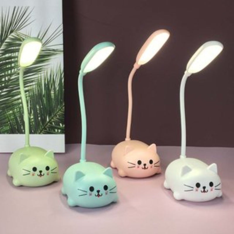 1pc Adjustable Table Lamp, Cartoon Cute Cat Night Light, Cordless Table Lamp, Lamps for Living Room, Cute Lamp, Table Lamp, Bedroom Lighting, Nightstand Lamp, Cartoon Lamp, Fun Decor, Lightweight Construction, Portable Design, Usbpowered Lamp, Adjustable
