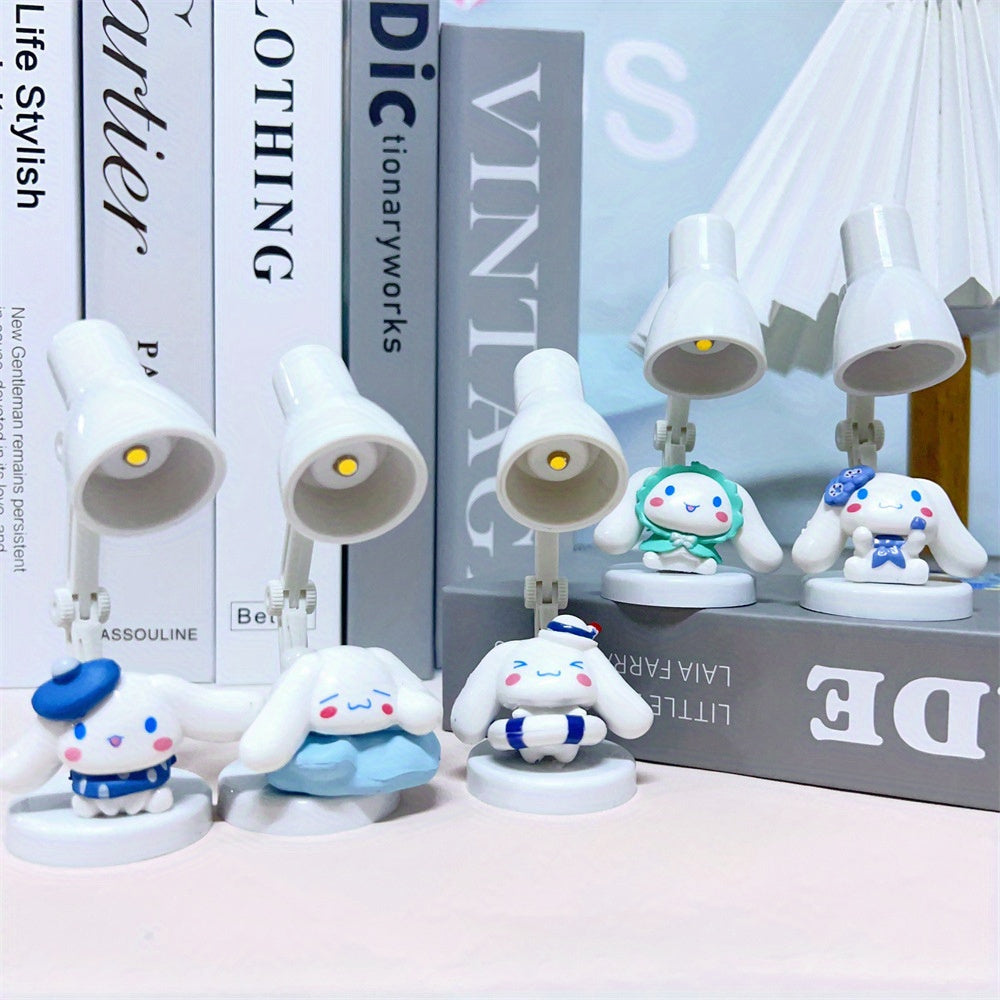 1pc Sanrio for hello kitty Mini LED Desk Lamp - Cute Cartoon Design, Eye Protection, Battery-Powered, Ideal for Reading & Decor, Festive Holiday Gift, Festive Gift Item|Playful Design|Plastic Construction, for Hello Kitty Accessories